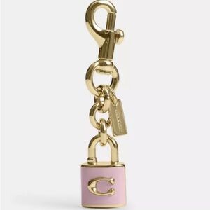 Coach Carnation Lock Charm